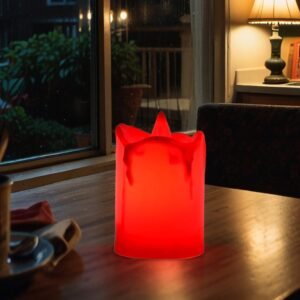 Flameless Melted Design Candles