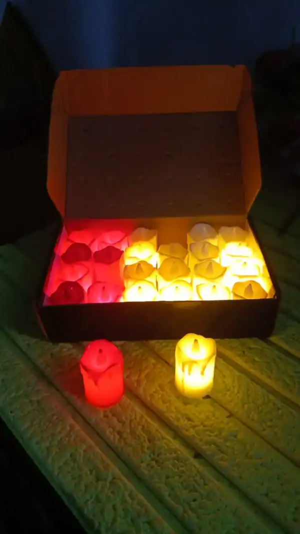 Flameless Melted Design Candles - Image 7