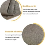 BLACK CLEANING CLOTH, MICROFIBER TOWEL