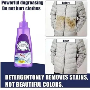 Cloth Stain Remover Purple Bottle